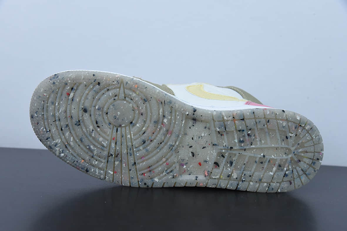 乔丹Air Jordan 1 Mid SE AJ1 白粽复古中帮防滑篮球鞋纯原版本 货号:DJ0338-100