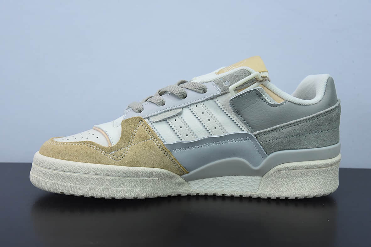 阿迪达斯Adidas Forum 84 Low 米灰色三叶草低邦经典魔术贴复古板鞋纯原版本 货号:GX4547