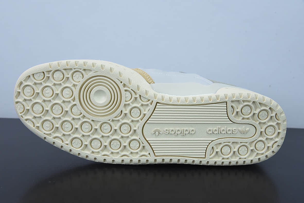 阿迪达斯Adidas Forum 84 Low 米灰色三叶草低邦经典魔术贴复古板鞋纯原版本 货号:GX4547