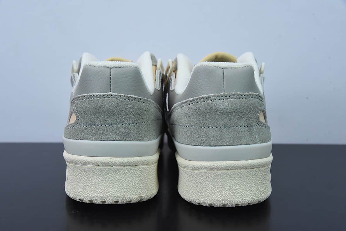 阿迪达斯Adidas Forum 84 Low 米灰色三叶草低邦经典魔术贴复古板鞋纯原版本 货号:GX4547