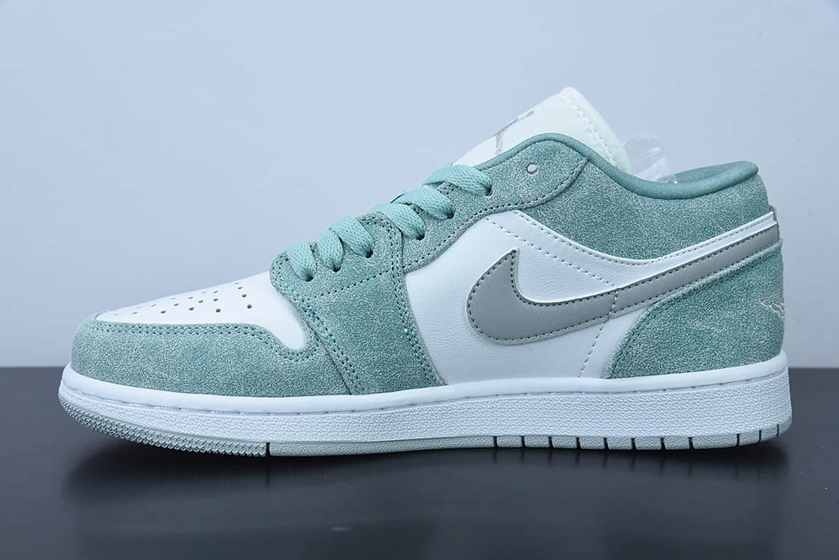 乔丹Air Jordan 1 Low New Emerald AJ1 乔1翡翠蓝复古篮球鞋纯原版本 货号:DN3705-301