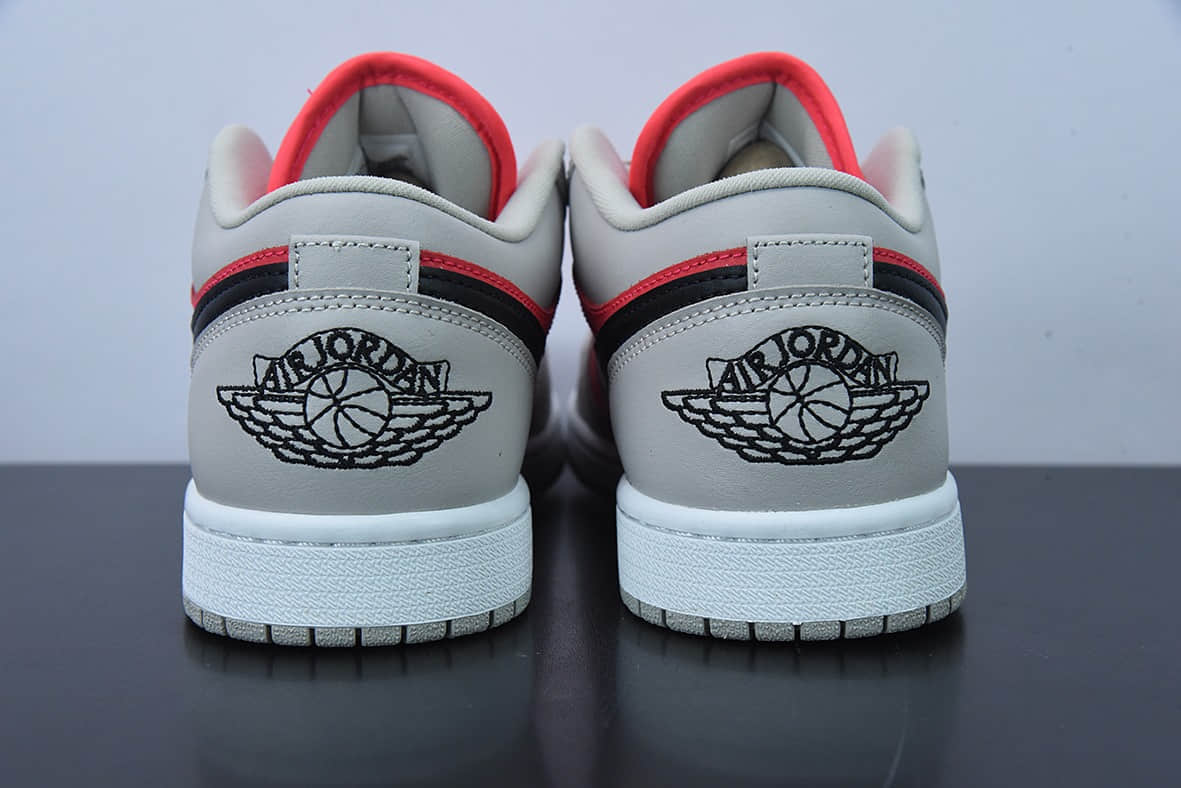 乔丹Air Jordan 1 AJ1 灰粉红防红外线低帮男女休闲球鞋纯原版本 货号：DC0774-060