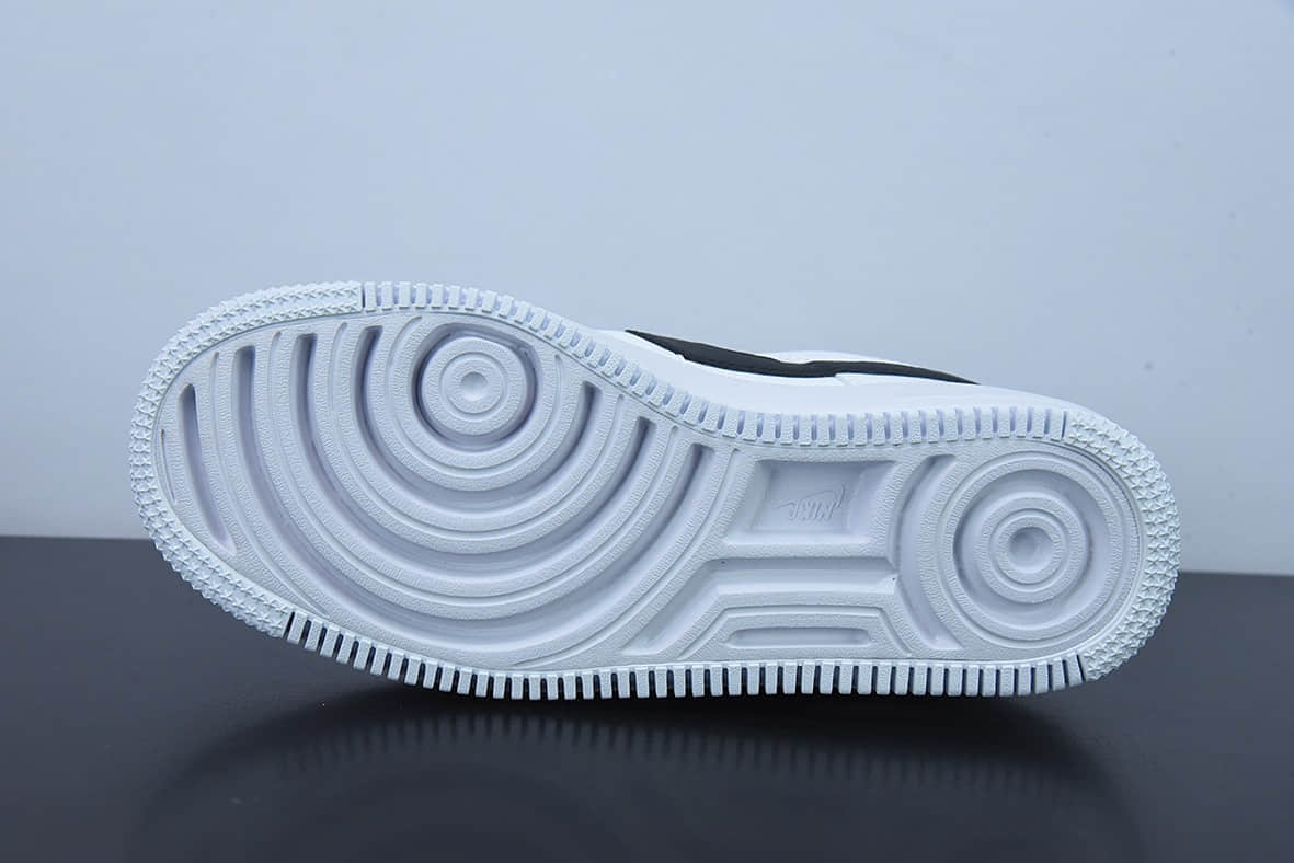 耐克Nike WMNS Air Force 1 Shadow黑白双钩全新少女系解构主义设计空军一号马卡龙低帮休闲板鞋纯原版本 货号:CI0919-001