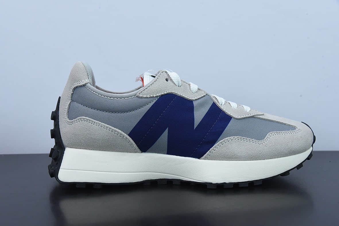 新百伦 New Balance 327灰蓝NB327系列复古休闲运动慢跑鞋纯原版本 货号：MS327FC