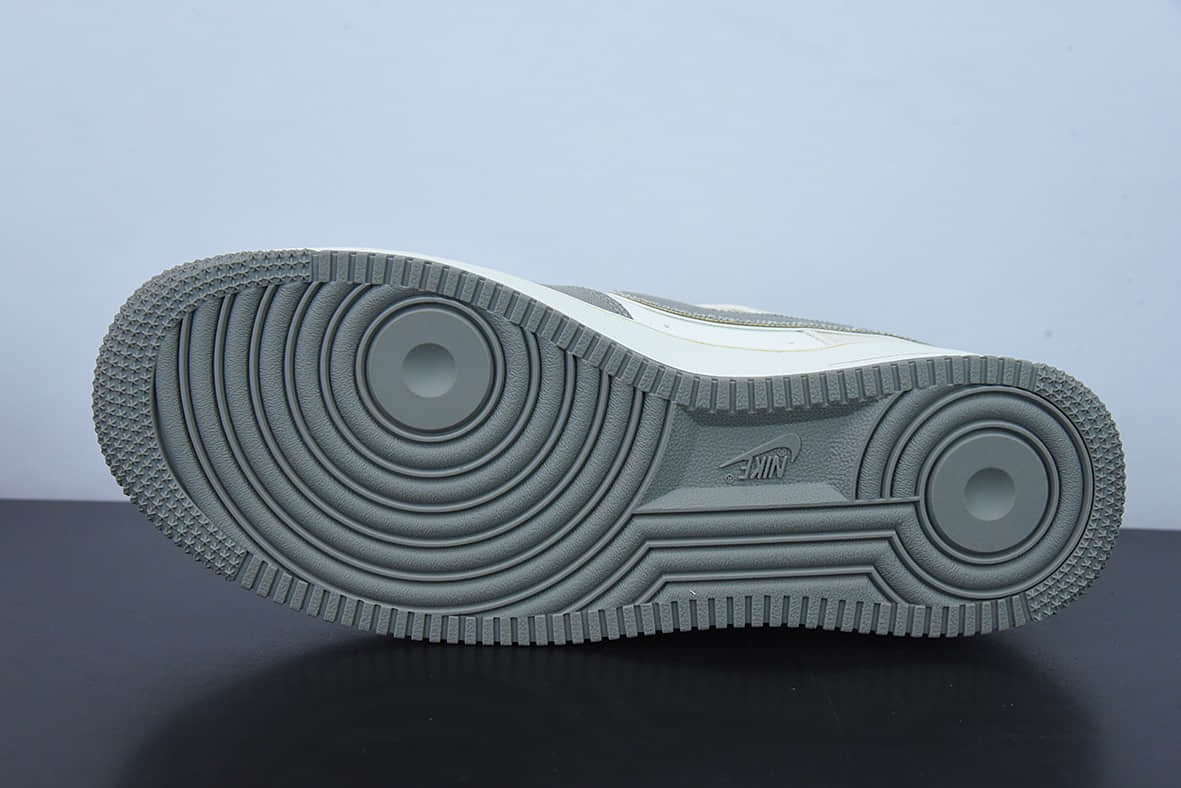 耐克Nike Otomo Katsuhiro x Nk Air Force 1’07 LV8 LowSteamboy OST帆布深灰米白黄金星空军一号低帮休闲板鞋纯原版本 货号:315122-666