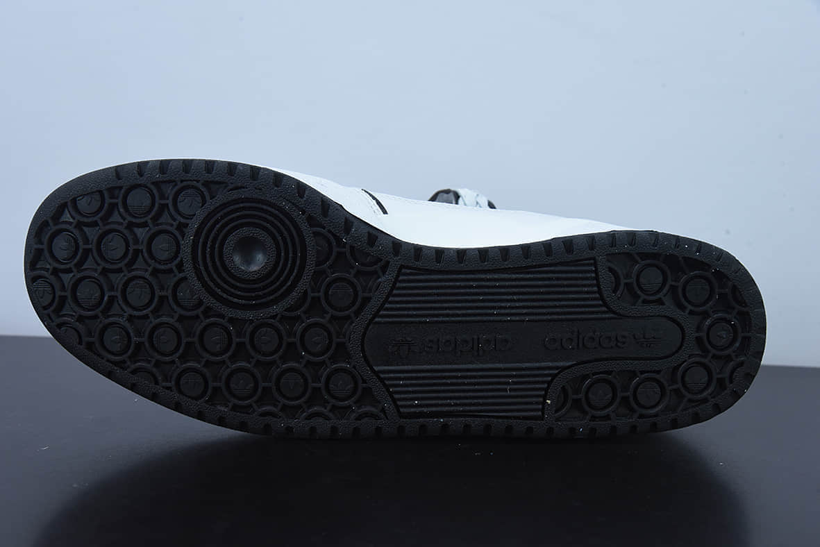 阿迪达斯Adidas Originals Forum Plus W 白黑低帮校园复古休闲运动板鞋纯原版本 货号:FY5223