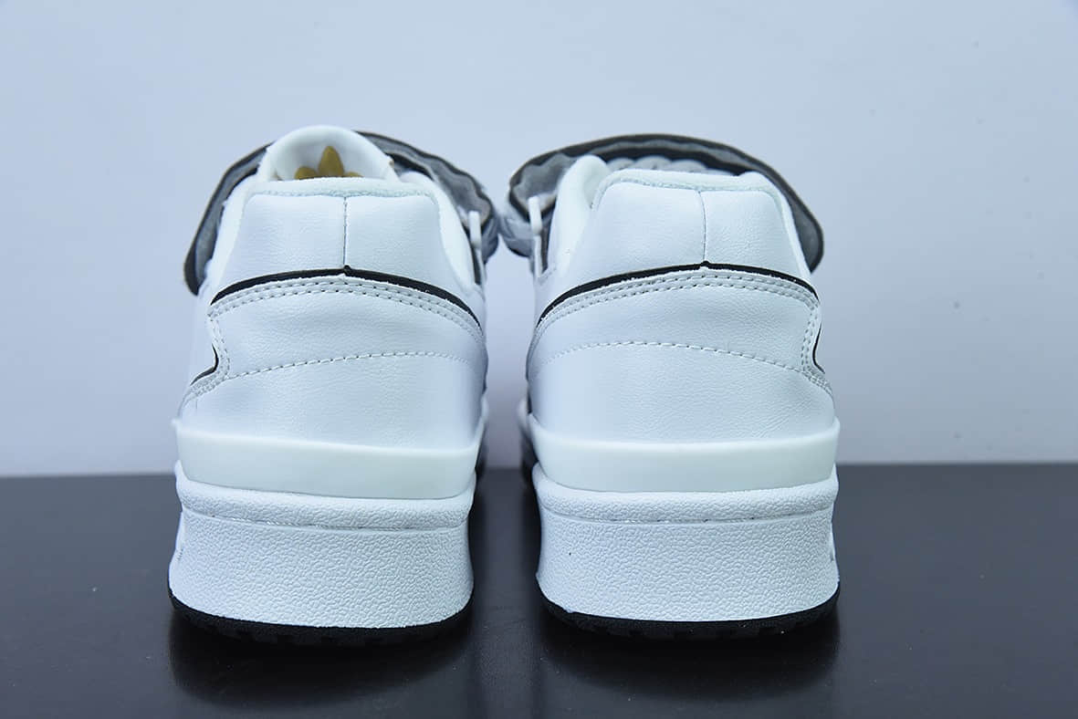 阿迪达斯Adidas Originals Forum Plus W 白黑低帮校园复古休闲运动板鞋纯原版本 货号:FY5223