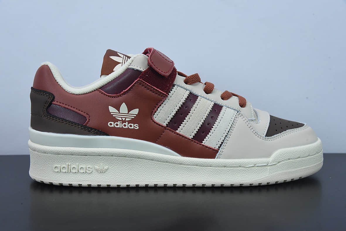阿迪达斯Adidas Forum 84 Low OG白棕红低帮复古百搭潮流休闲运动板鞋纯原版本 货号:GX4539