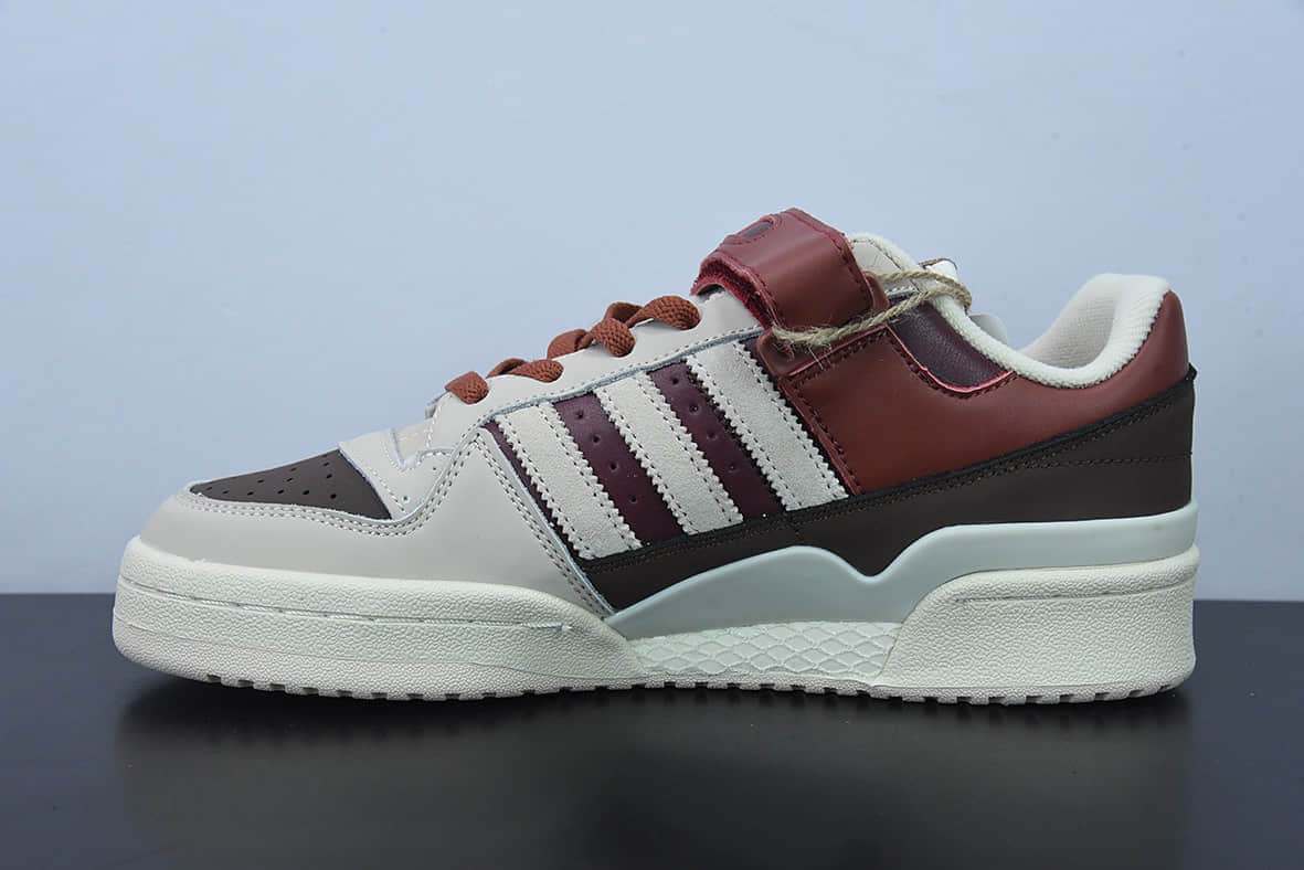 阿迪达斯Adidas Forum 84 Low OG白棕红低帮复古百搭潮流休闲运动板鞋纯原版本 货号:GX4539