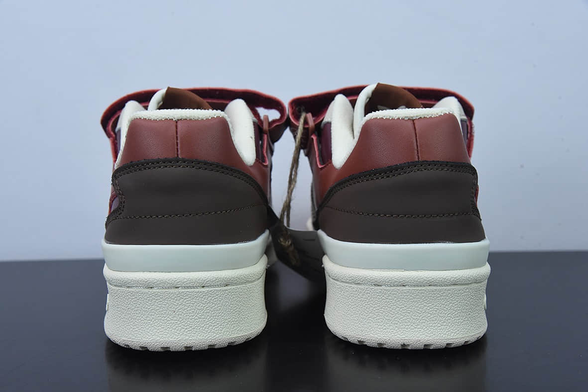 阿迪达斯Adidas Forum 84 Low OG白棕红低帮复古百搭潮流休闲运动板鞋纯原版本 货号:GX4539