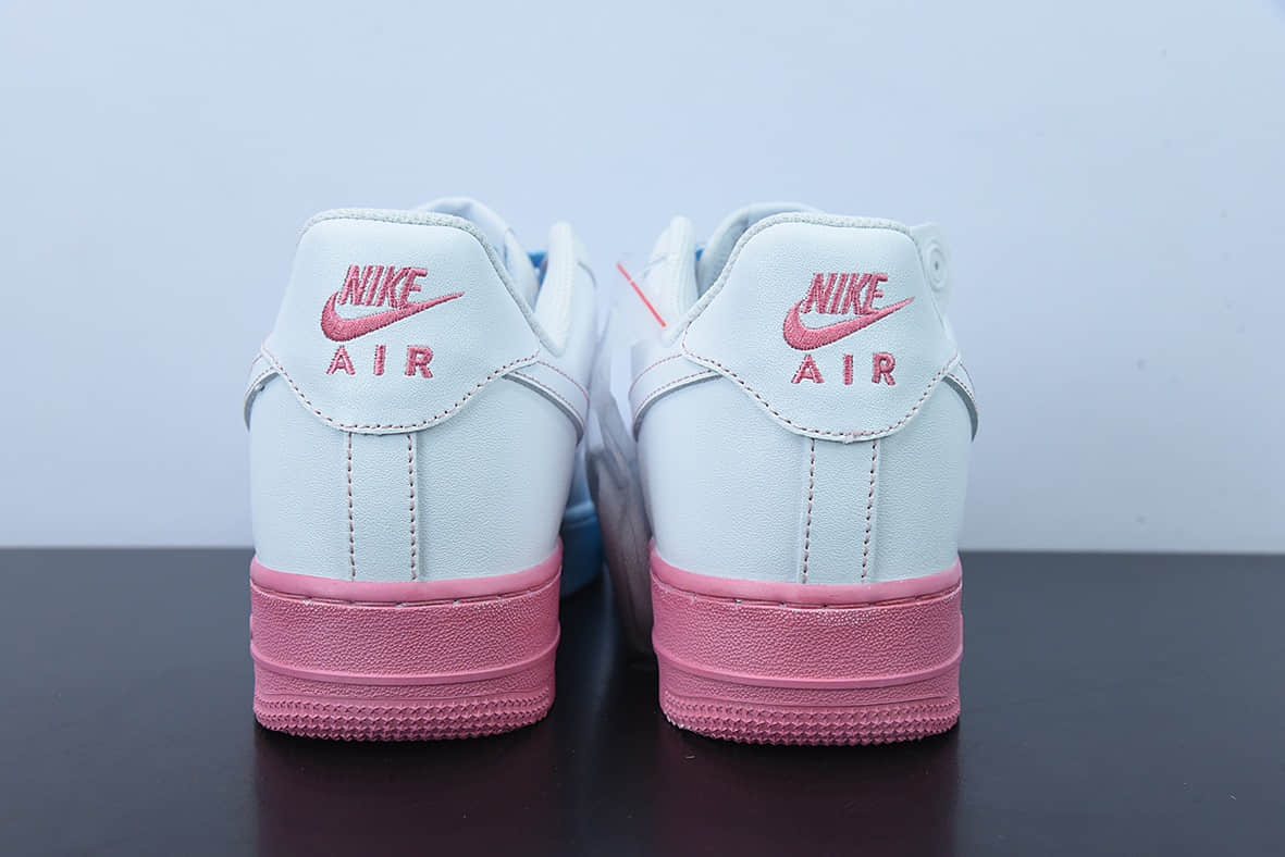 耐克Nike Air Force 1 Low 蓝粉渐变底空军一号低帮运动休闲板鞋纯原版本 货号:AF1234-006