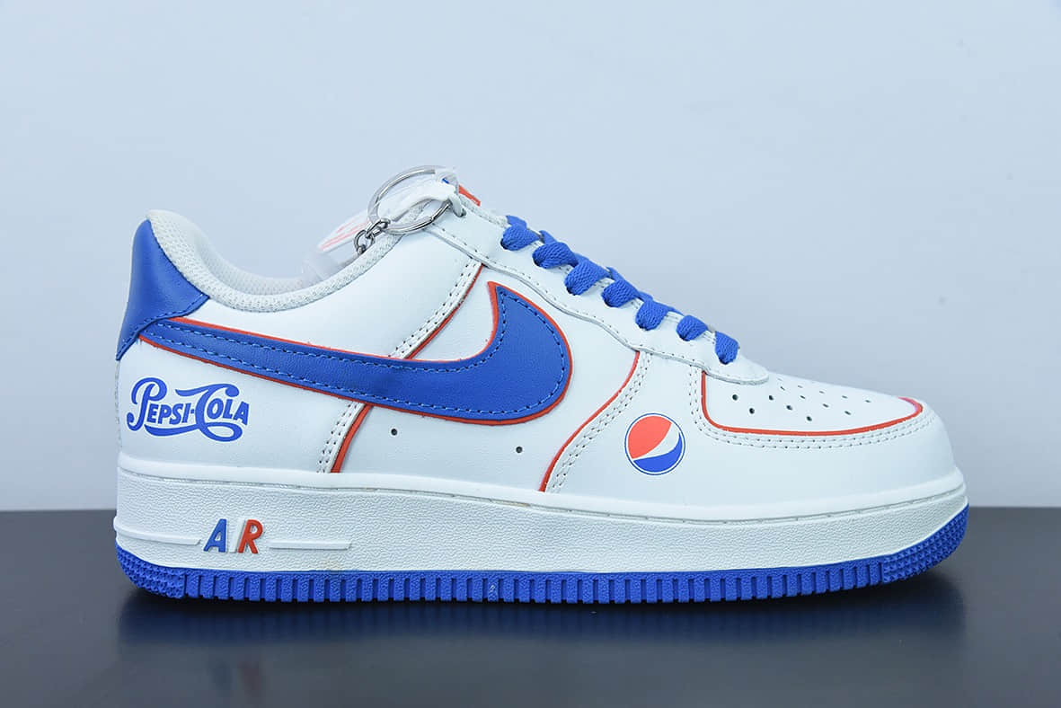 耐克Nike Air Force 1 Low “百事可乐”联名款空军一号低帮运动休闲板鞋纯原版本 货号:BS8856-113