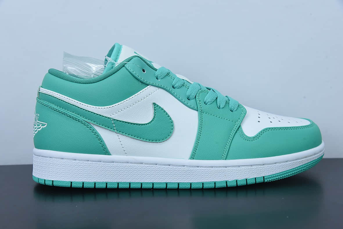 乔丹Air Jordan 1 Low Turquoise AJ1 乔1绿松石低帮休闲篮球鞋纯原版本 货号:DC0774-132