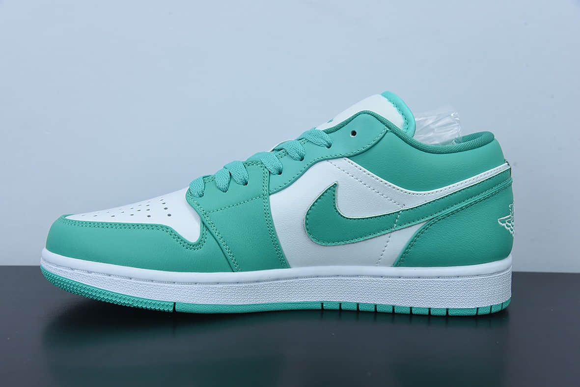 乔丹Air Jordan 1 Low Turquoise AJ1 乔1绿松石低帮休闲篮球鞋纯原版本 货号:DC0774-132