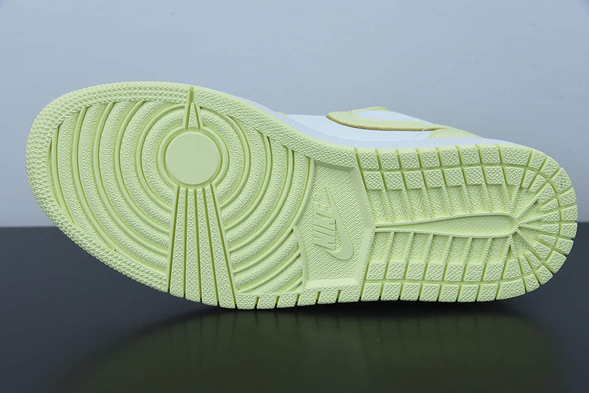 乔丹Air Jordan 1 LowWhiteLemonadeAJ1柠檬黄白低帮经典篮球鞋纯原版本 货号：DC0774-007