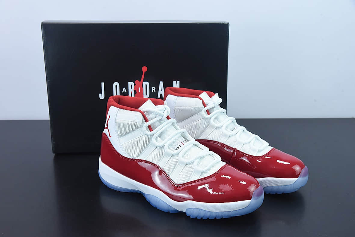乔丹Air Jordan 11 Cherry AJ11 樱桃红高帮实战篮球鞋纯原版本 货号:CT8012-116