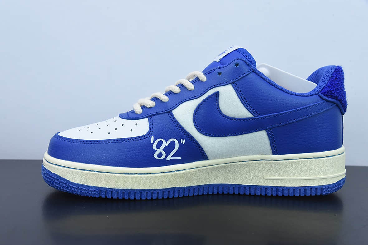 耐克Nike Air Force 1 Low’07 白蓝涂鸦二次元复古主题空军一号低帮休闲板鞋纯原版本 货号:DO5220-165