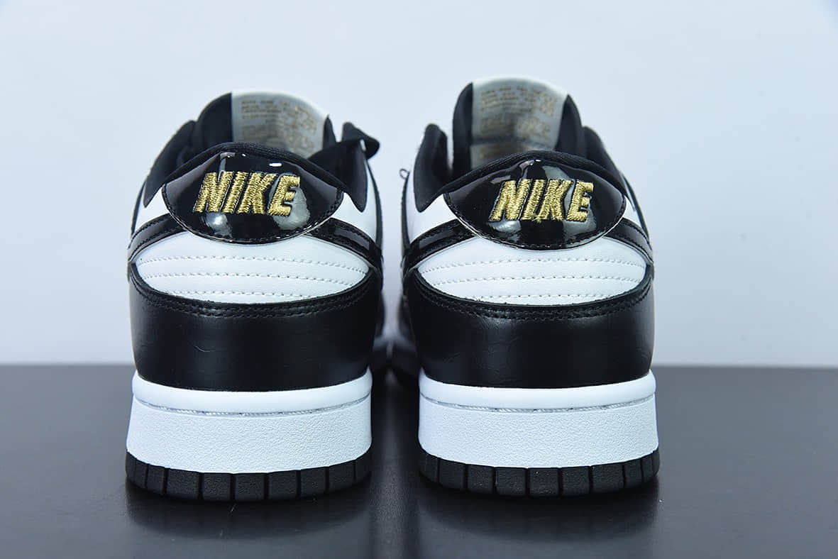 耐克Nike Dunk Low  Would Champ 世界冠军黑白熊猫金扣低帮运动休闲板鞋纯原版本 货号:DR9511-100