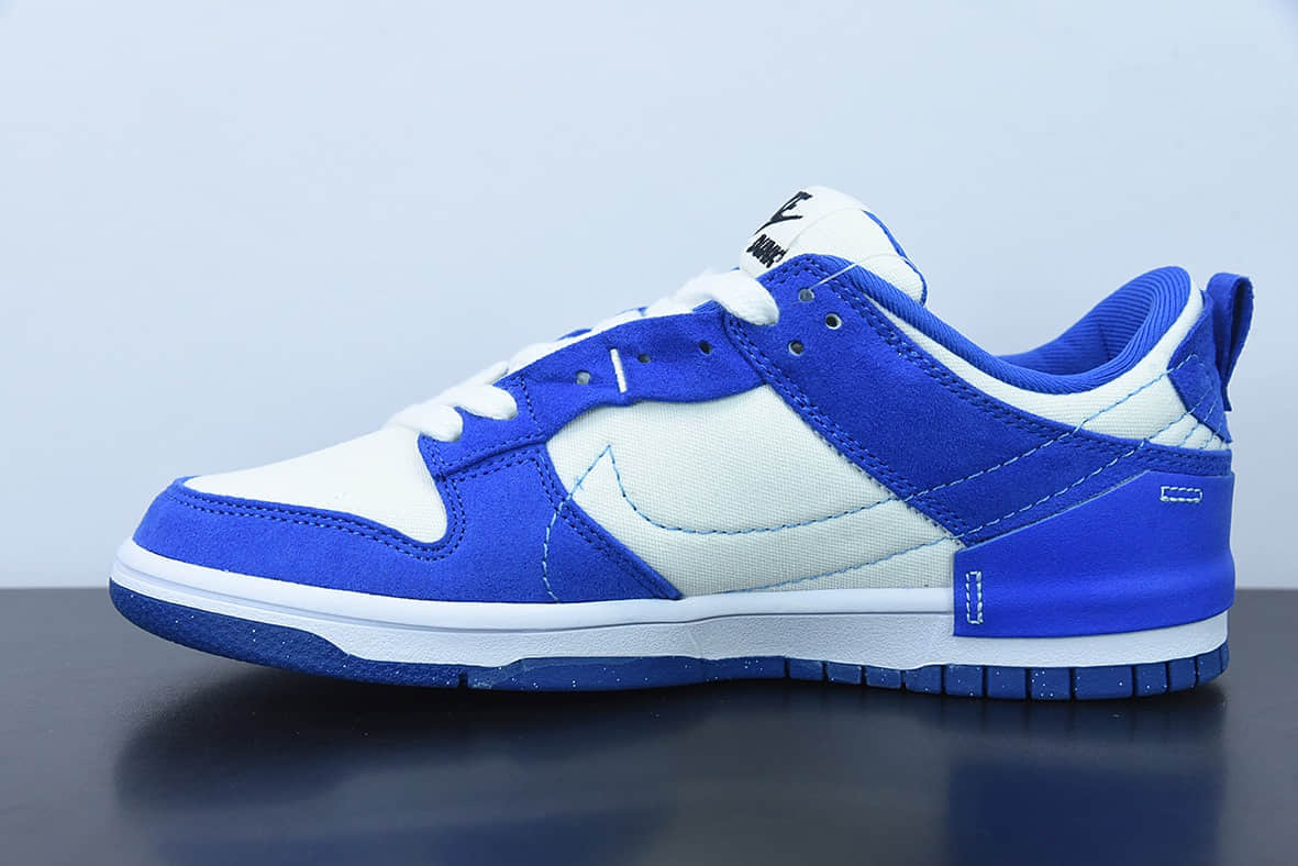 耐克Nike Dunk Low Disrupt 2 Desert Bronze 克莱因蓝破坏二代系列全新解构风轻量扣篮低帮休闲运动滑板鞋纯原版本 货号:DH4402-102