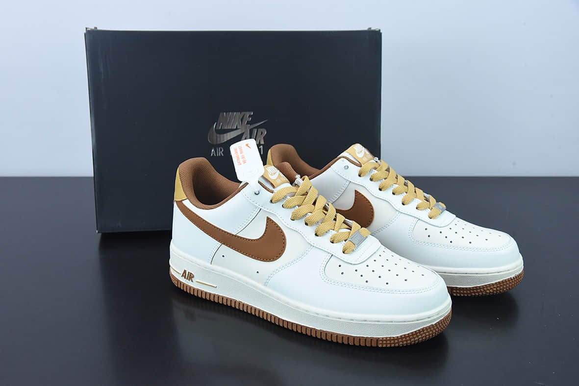 耐克Nike Air Force 1 巴木色空军一号经典低帮休闲板鞋纯原版本 货号:CW3388-204