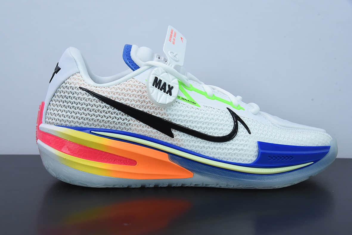 耐克Nike ZOOM GT CUT 白彩虹低帮实战篮球鞋纯原版本 货号:DK4112-114