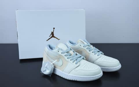 乔丹Air Jordan 1 Low Canvas AJ1 云雾粉低帮经典复古文化休闲运动篮球鞋纯原版本 货号:DQ4151-500