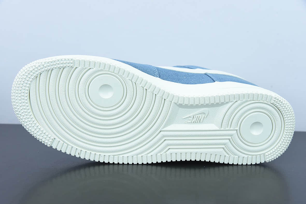 耐克Nike Air Force 1 Low PRMDenim Paisley牛仔浅蓝白空军一号经典低帮休闲板鞋纯原版本 货号:DG2296-004