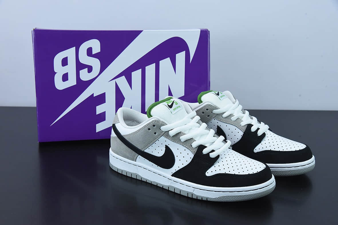 耐克Nike SB Dunk Low Chloroph yll 灰白黑叶绿素低帮休闲板鞋纯原版本 货号:BQ6817-011