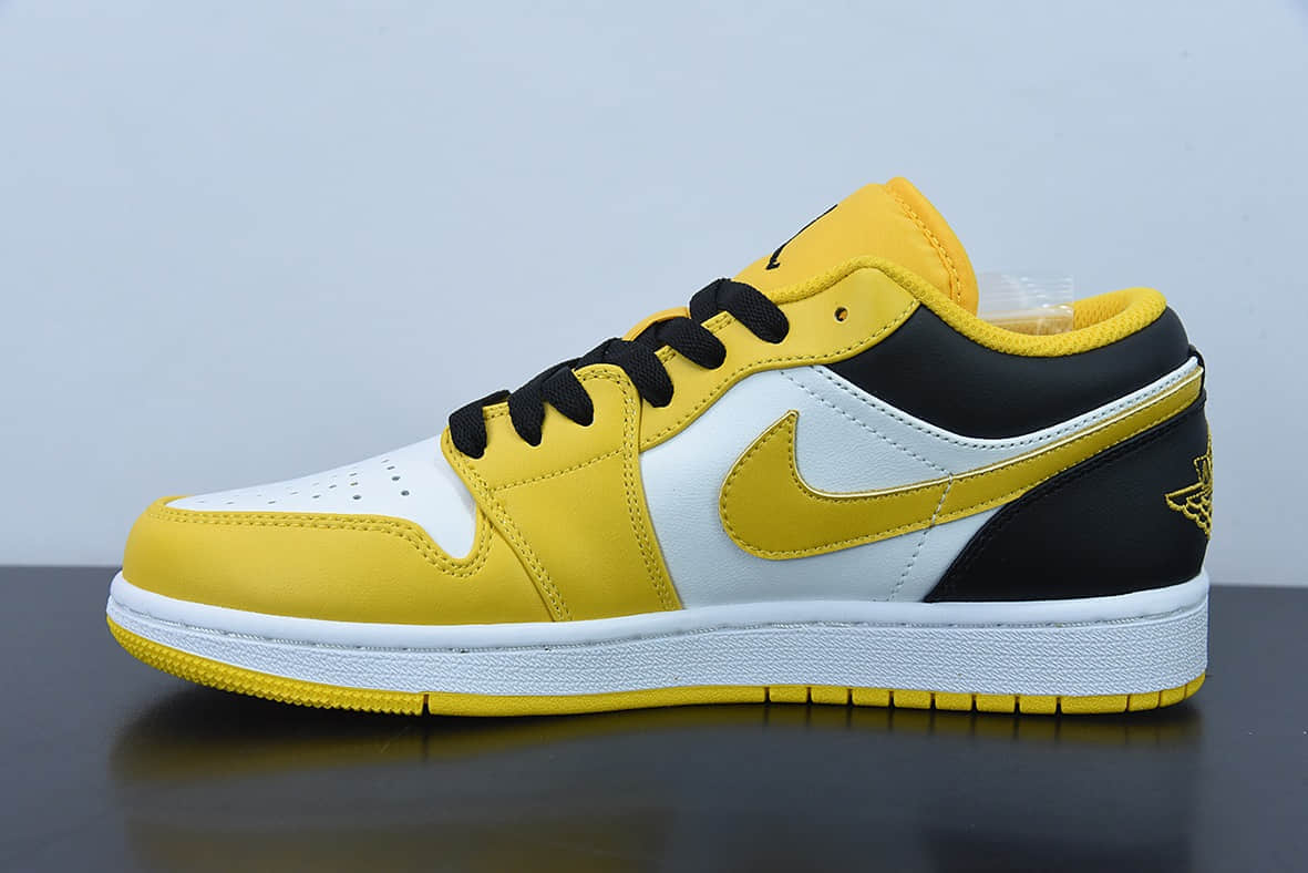 乔丹Air Jordan 1 Low 全新“大学金色”配色低帮篮球鞋纯原版本 货号：553560-701