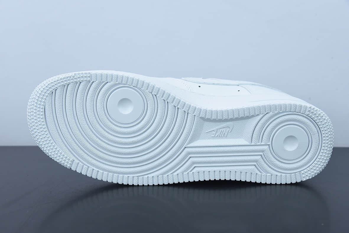 耐克Nike Air Force 1'07 Low LV联名款纯白印花空军一号3M反光低帮休闲板鞋纯原版本 货号:315122-118