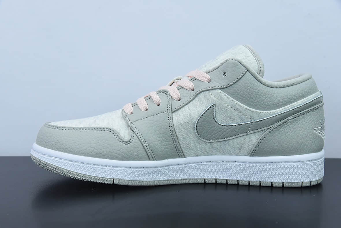 乔丹Air Jordan 1 Low Light Iron Ore AJ1 乔1灰白粉低帮篮球鞋纯原版本 货号:DQ6076-001