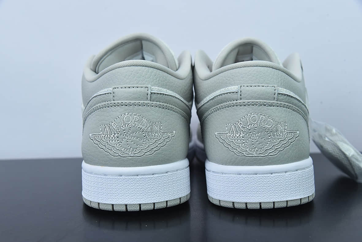 乔丹Air Jordan 1 Low Light Iron Ore AJ1 乔1灰白粉低帮篮球鞋纯原版本 货号:DQ6076-001