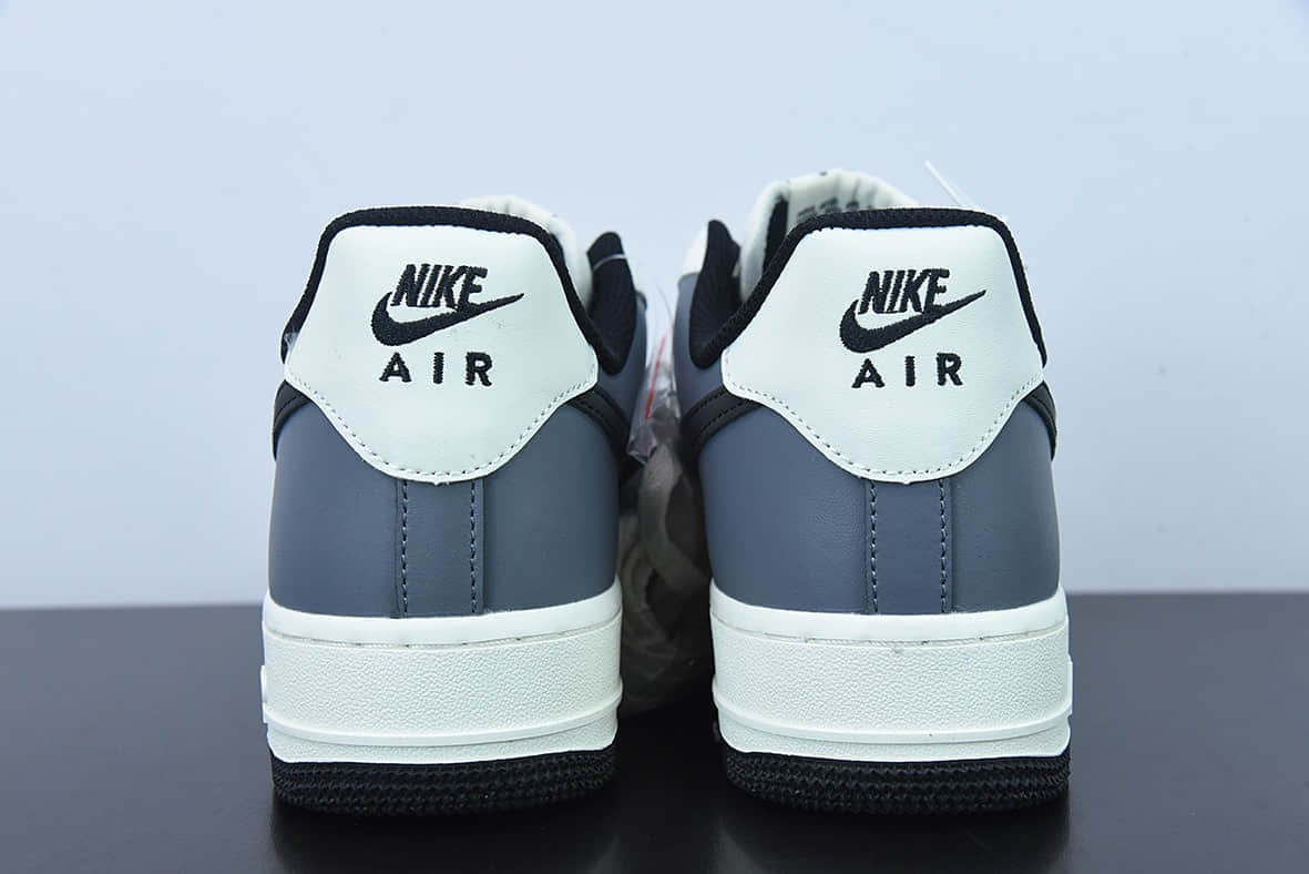 耐克Nike Air Force 1 Low '07 “米白碳灰黑”低帮空军一号休闲板鞋纯原版本 货号:DD3063-608