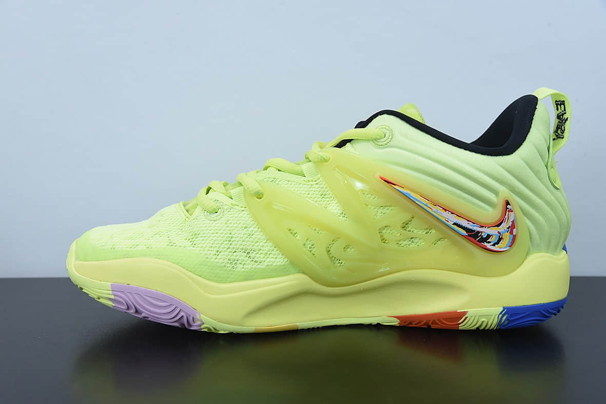 耐克Nike KD 15 EPLight Lemon Twist凯文·杜兰特荧光黄全新15代签名休闲运动篮球运动鞋纯原版本 货号：DM1054-100