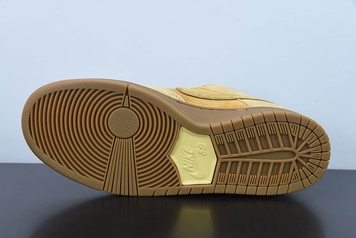 耐克Nike SB Dunk Low Pro TRD QS Wheat 小麦色扣篮系列低帮休闲板鞋纯原版本 货号：883232-700