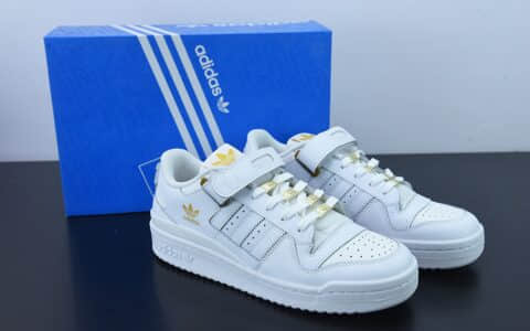 阿迪达斯Adidas originals Forum 84 low白金色低帮百搭潮流休闲运动板鞋纯原版本 货号:GZ6379