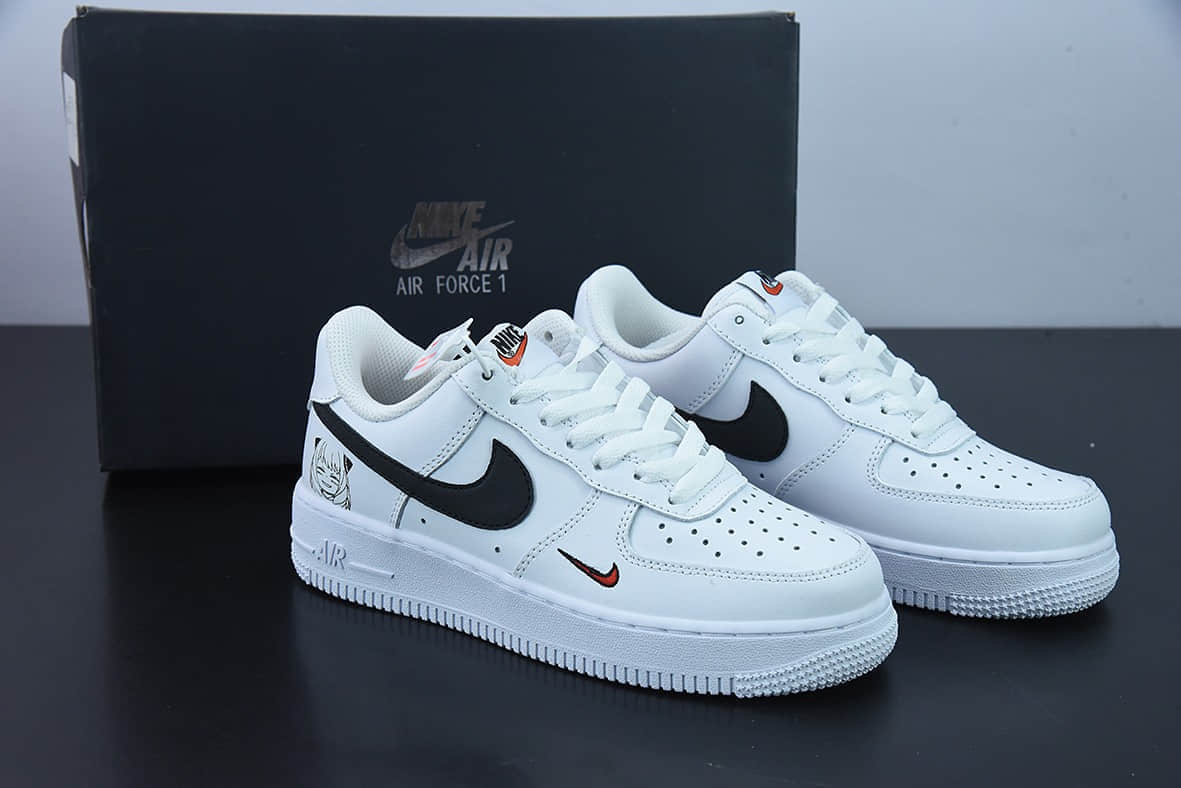 耐克Nike Air Force 1 Low 白黑可爱女头空军一号低帮休闲板鞋纯原版本 货号:FB2364-038