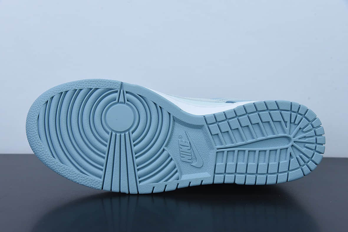 耐克Nike SB Dunk Low Pro 白浅蓝透明钩蓝灰复古低帮休闲运动滑板板鞋纯原版本 货号:DH9765-401