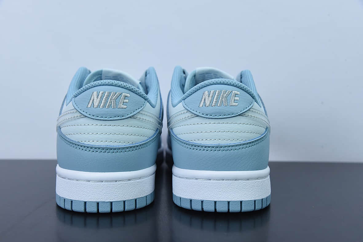 耐克Nike SB Dunk Low Pro 白浅蓝透明钩蓝灰复古低帮休闲运动滑板板鞋纯原版本 货号:DH9765-401