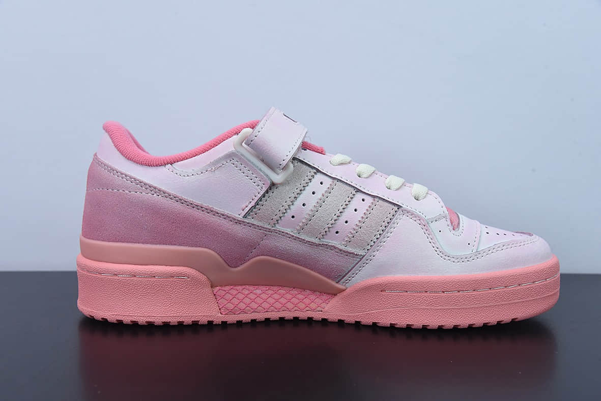 阿迪达斯Adidas Originals Forum 84 Low 做旧脏粉低帮复古休闲板鞋纯原版本 货号:GY6980