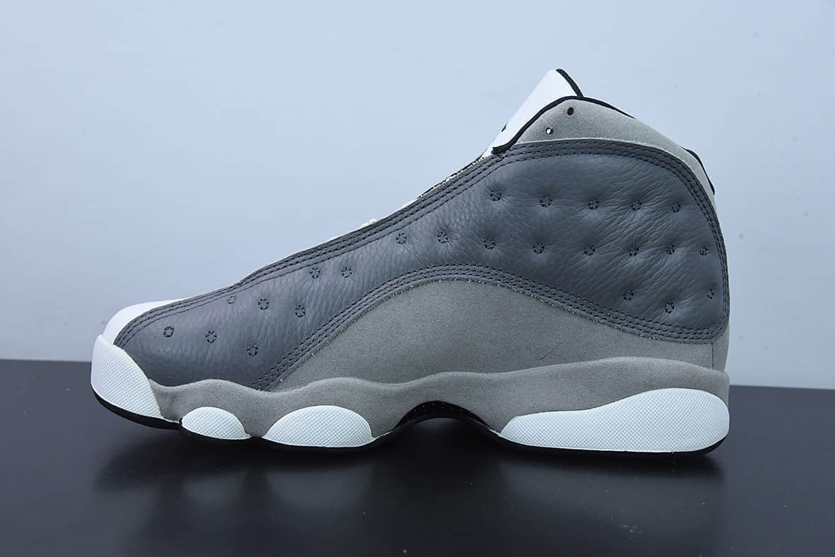 乔丹Air Jordan 13 Retro 雾霾灰渣渣灰高帮篮球鞋纯原版本 货号:414571-016