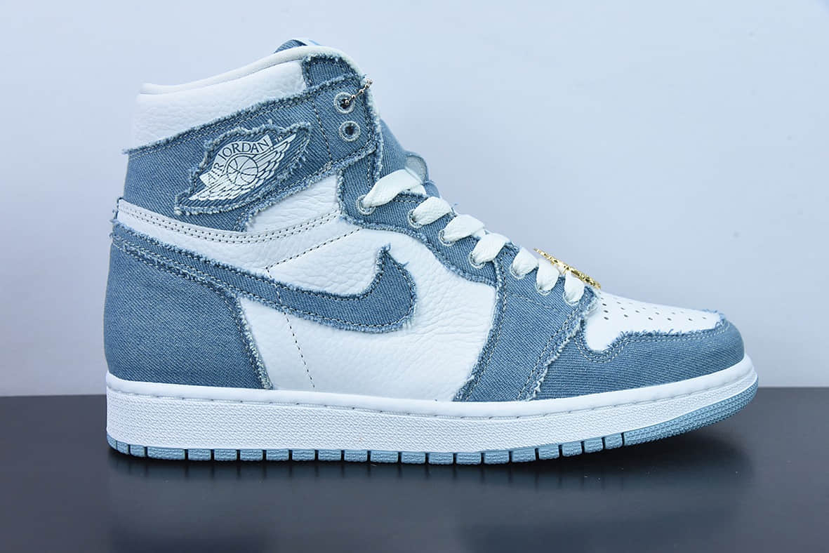 乔丹Air Jordan 1 Retro High Denim AJ1单宁牛仔高帮篮球鞋纯原版本 货号:DM9036-104