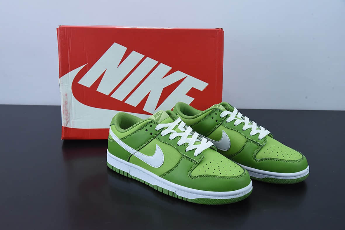 耐克Nike SB Dunk Low Green White 柠檬绿白SB扣篮系列低帮休闲运动滑板板鞋纯原版本 货号:DJ6188-300