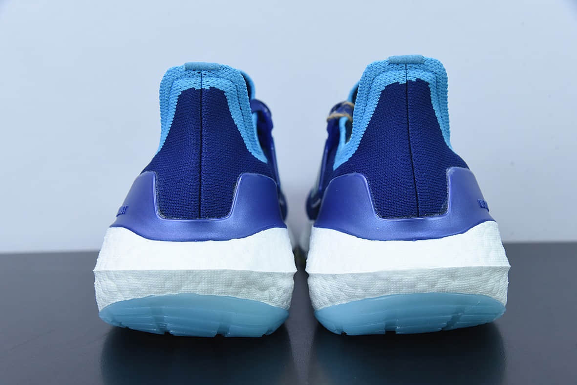 阿迪达斯 Adidas Ultra Boost ub2022 Consortium 深蓝色全新配色爆米花跑鞋纯原版本 货号:GX9333