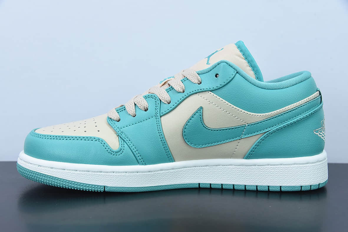 乔丹Air Jordan 1 LowWhiteLemonadeAJ1乔丹一代湖水蓝低帮经典复古文化休闲运动篮球鞋纯原版本 货号:DC0774-131