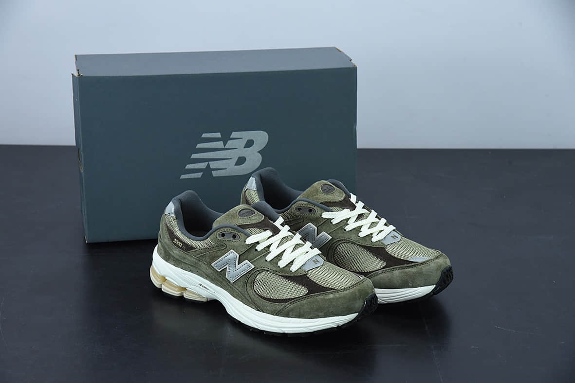 新百伦New Balance ML2002 麂皮橄榄绿灰银复古休闲跑步鞋纯原版本 货号：M2002RHN