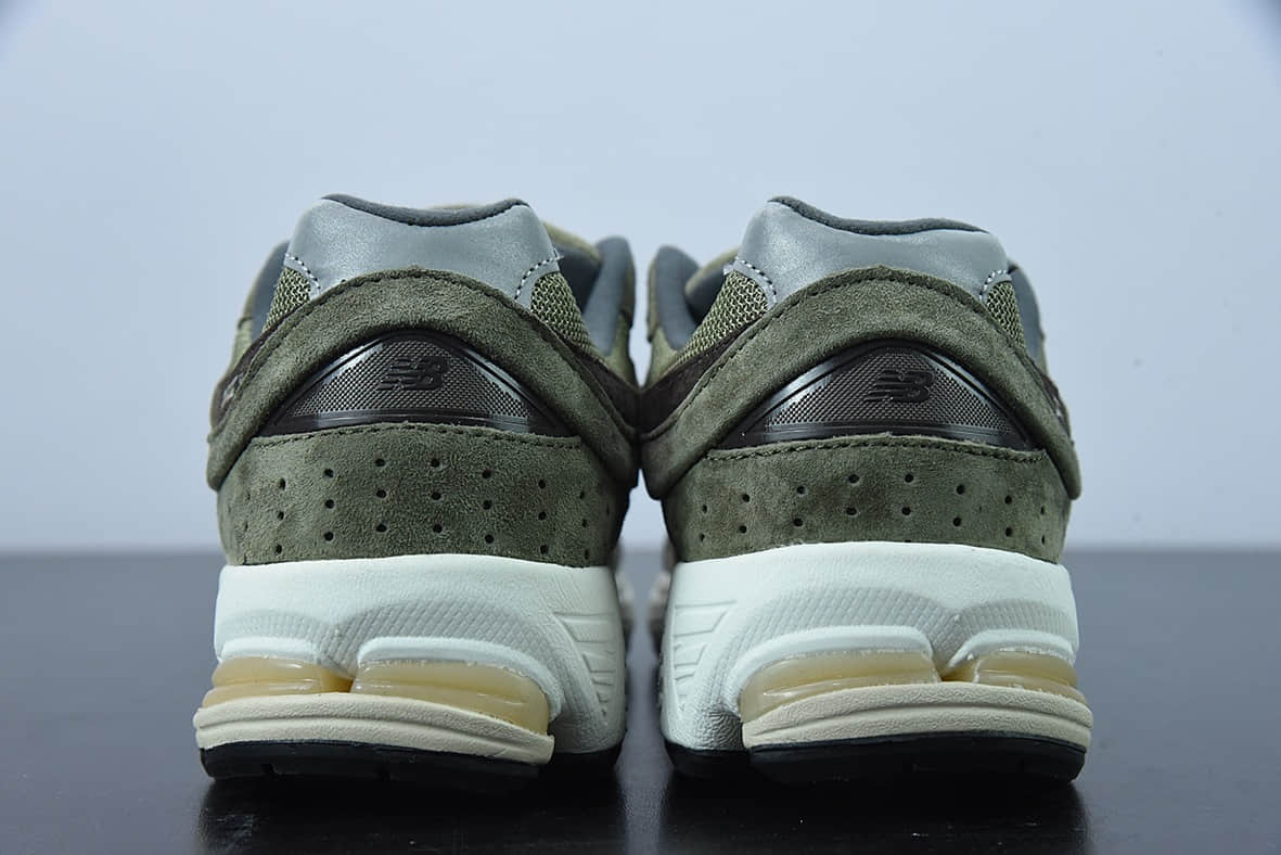 新百伦New Balance ML2002 麂皮橄榄绿灰银复古休闲跑步鞋纯原版本 货号：M2002RHN