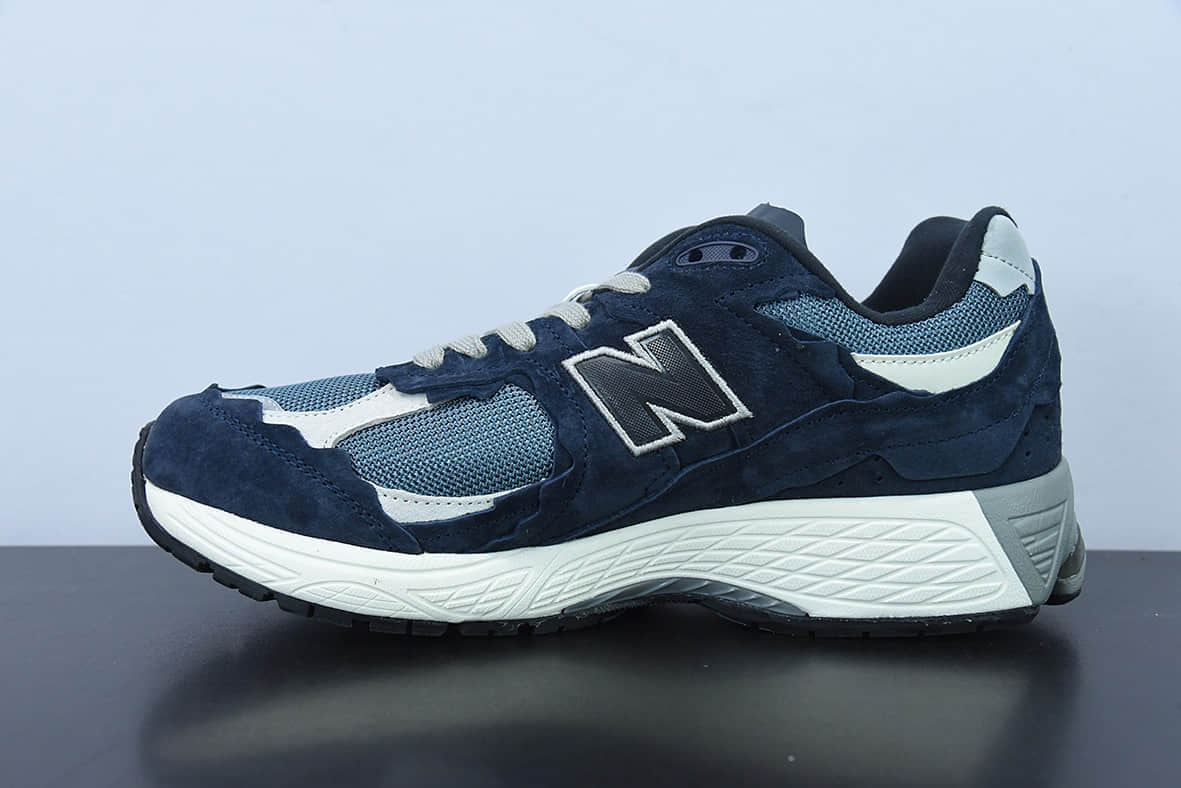 新百伦New Balance 2002RProtection Pack系列藏青海军蓝淡蓝白复古老爹风休闲运动慢跑鞋纯原版本 货号:M2002RDF