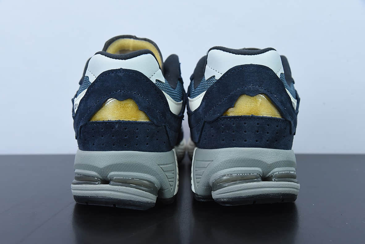 新百伦New Balance 2002RProtection Pack系列藏青海军蓝淡蓝白复古老爹风休闲运动慢跑鞋纯原版本 货号:M2002RDF