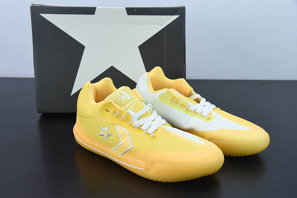 匡威Converse All Star BB EvoHome TownEvo系列黄白太极实战文化低帮休闲文化篮球鞋纯原版本 货号:171227C